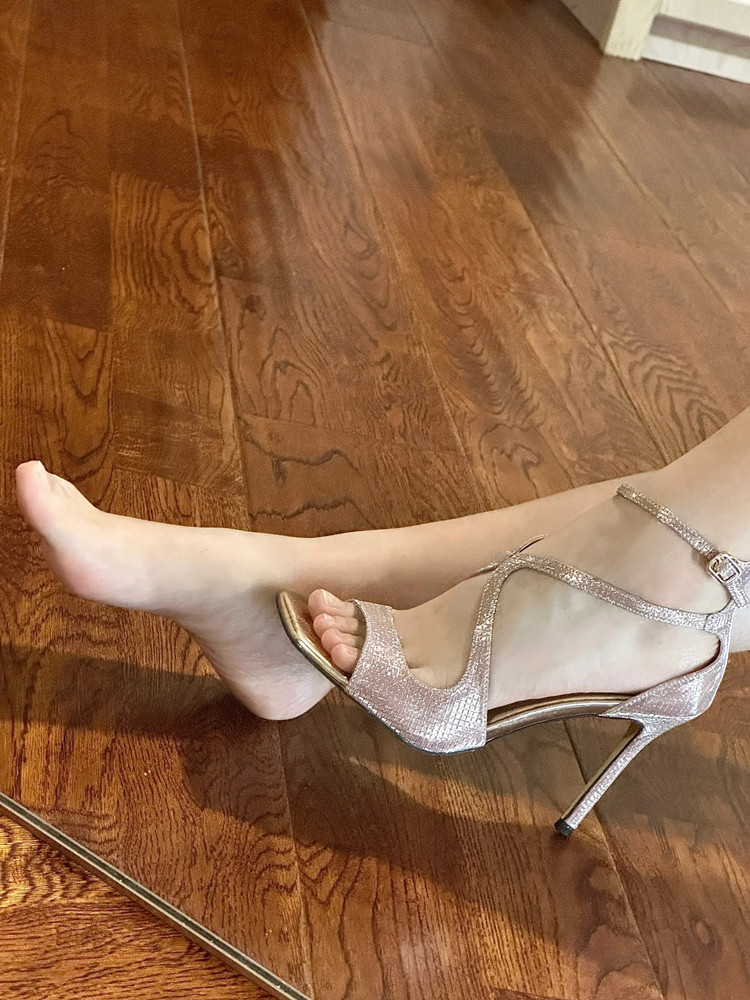 Pink Fish Mouth Sandals for Women - Square Toe Open-Toe Thin Heel Cross Sequined Summer High Heels 2025 - Sexy Temperament Pink Fish Mouth Sandals for Women - Square Toe Open-Toe Thin Heel Cross Sequined Summer High Heels 2025 - Sexy Temperament