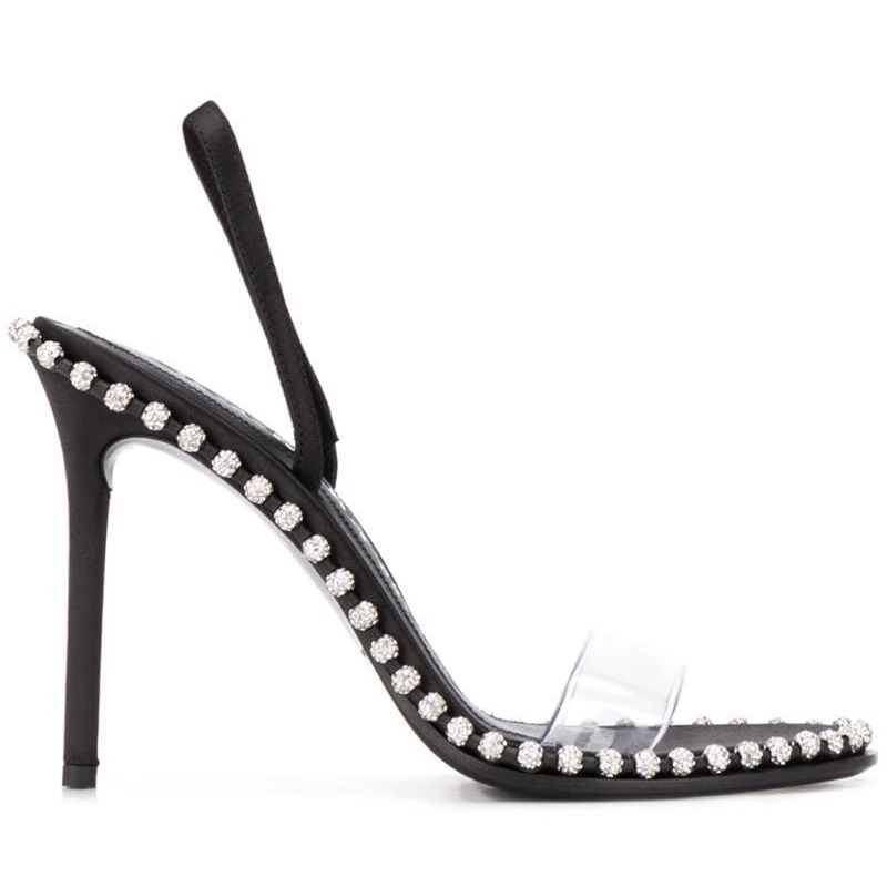 Pink One-Strap Transparent High Heels Sandals with Open Toes - 2025 Summer Y2K Style Thin Heels Pink One-Strap Transparent High Heels Sandals with Open Toes - 2025 Summer Y2K Style Thin Heels