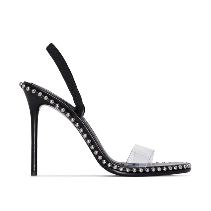 Pink One-Strap Transparent High Heels Sandals with Open Toes - 2025 Summer Y2K Style Thin Heels Pink One-Strap Transparent High Heels Sandals with Open Toes - 2025 Summer Y2K Style Thin Heels