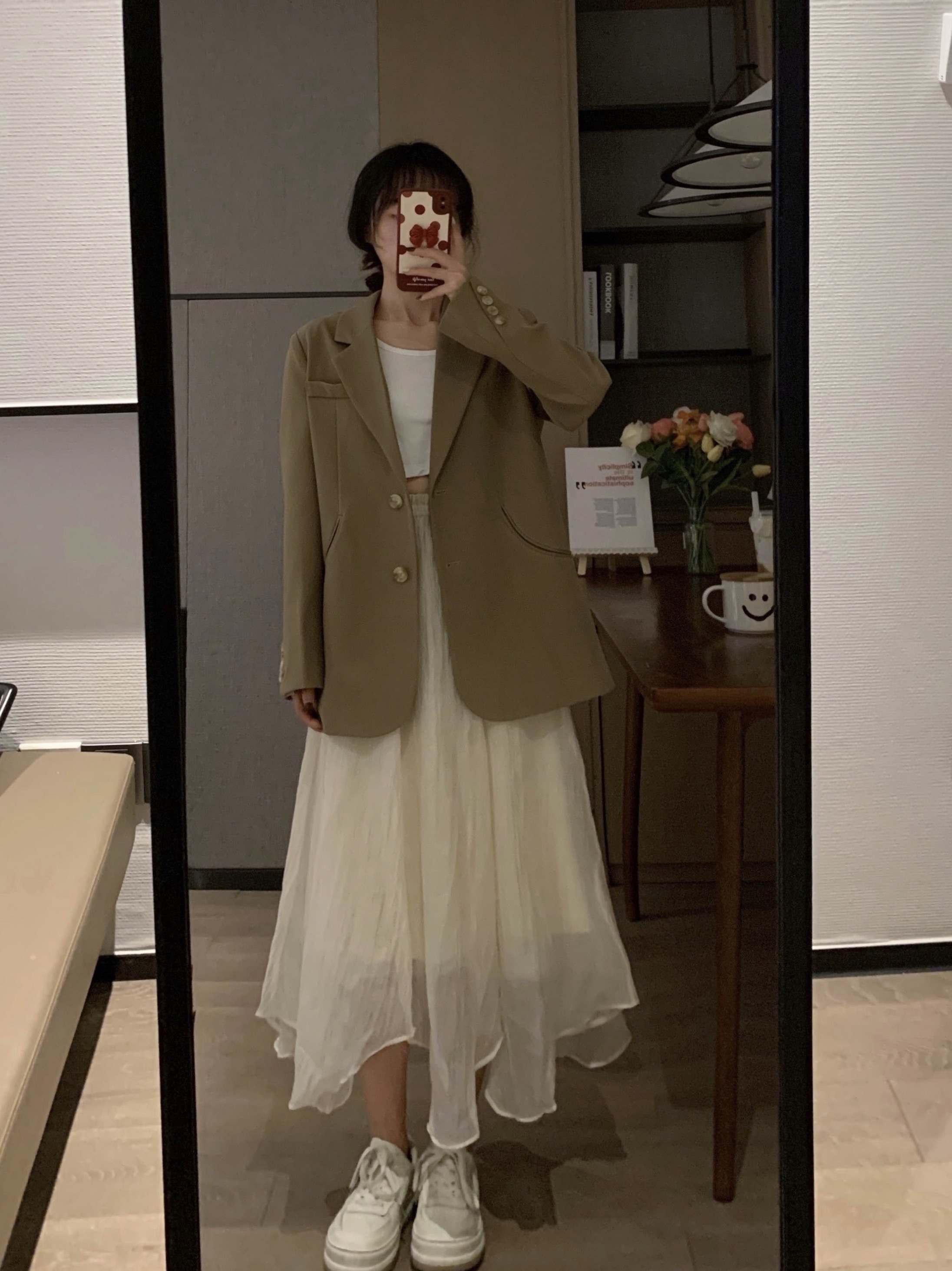 Pink Oversized Blazer for Women - Spring Korean-Style Loose-Fitting Retro Casual Top