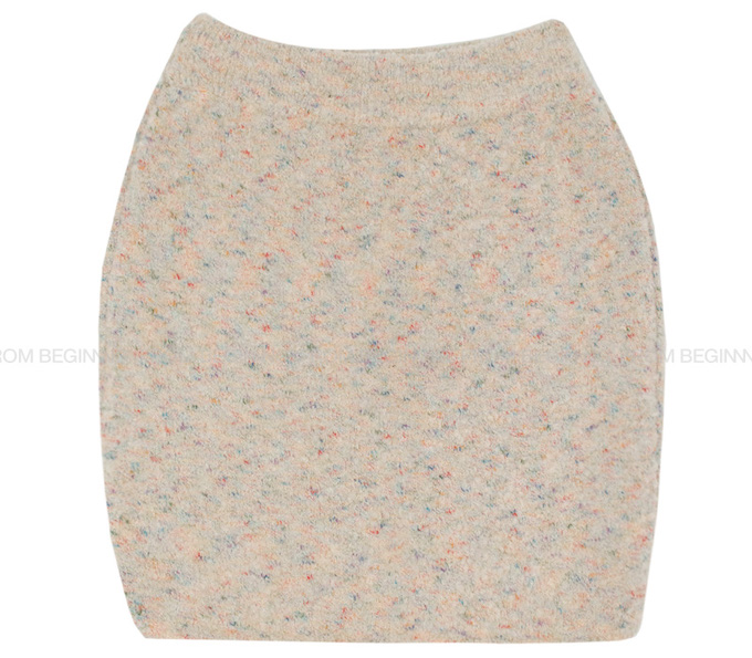 Plum Pink Sweatshirt with French Blended Circle Knit Skirt - Chic Y2K Korean Style Short Skirt Outfit for Trendy Looks