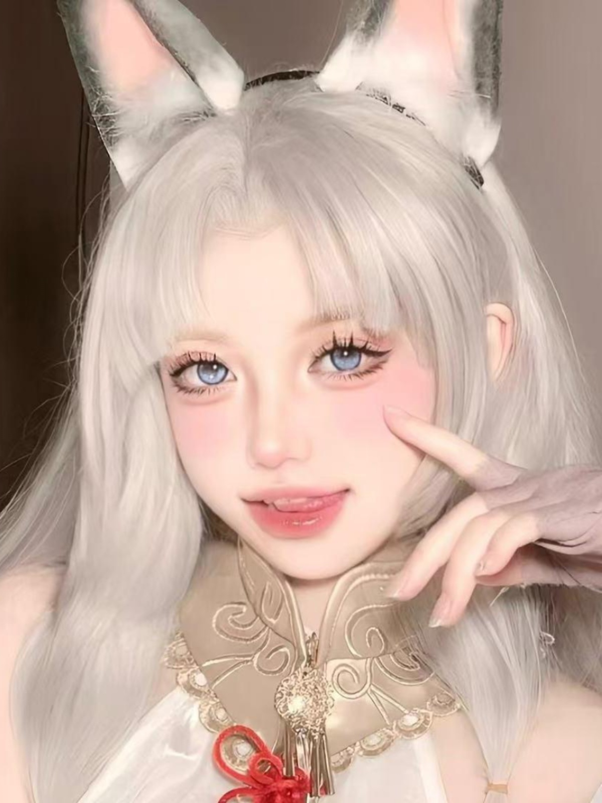 Plush Rabbit Ear Headband - Realistic Two-Dimensional Animal Ears, Japanese Lolita JK Hair Accessory for Christmas and Cosplay Plush Rabbit Ear Headband - Realistic Two-Dimensional Animal Ears, Japanese Lolita JK Hair Accessory for Christmas and Cosplay