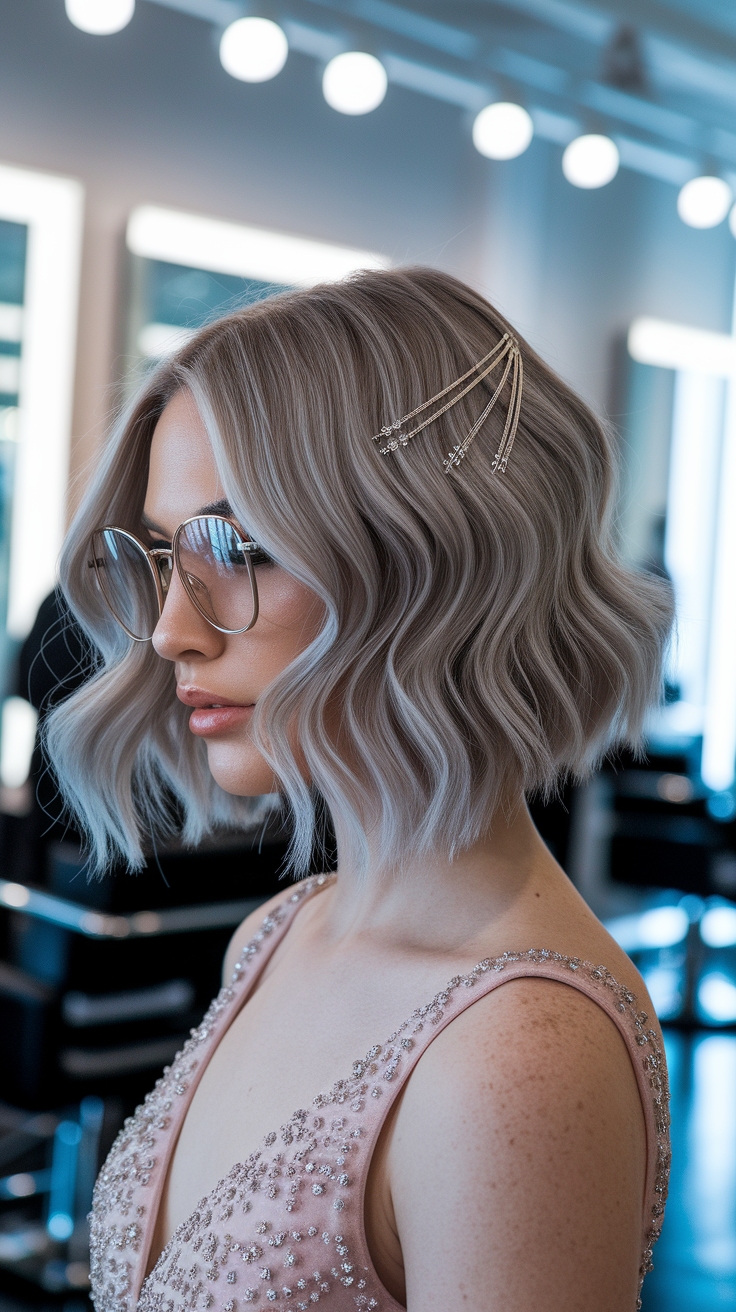 prom hair ideas for short hair outfit idea