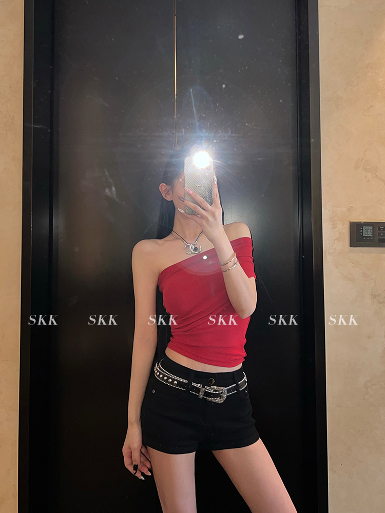 Proportionate God Pants Women's Black Denim Shorts - Elastic Summer Versatile Hot Girl Style Inspired by European and American Trends
