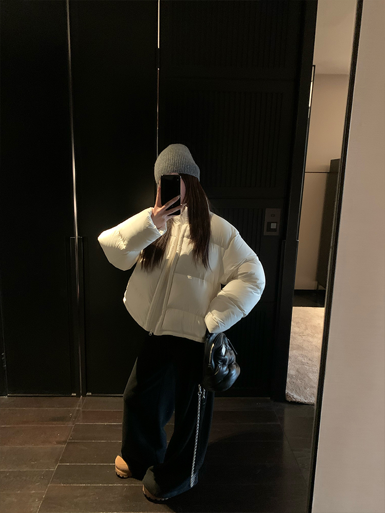 Puff Pastry Hooded Down Jacket for Women, Thickened Long/Short Style, 90% White Duck Down, Winter Fashion Essential