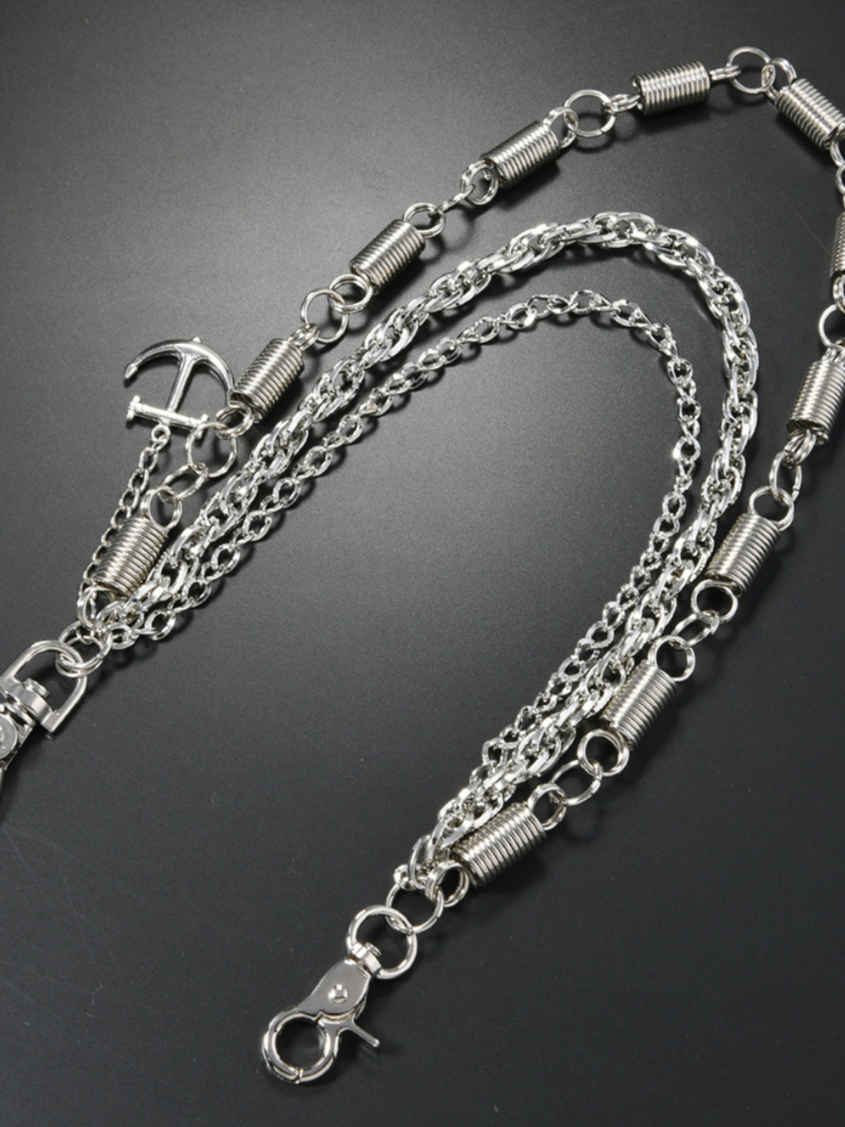 Punk Hip-Hop Metal Chain Waist Chain for Jeans - SoulCollision Personality Style, Edgy Fashion Accessory, Streetwear Statement Piece Punk Hip-Hop Metal Chain Waist Chain for Jeans - SoulCollision Personality Style, Edgy Fashion Accessory, Streetwear Statement Piece