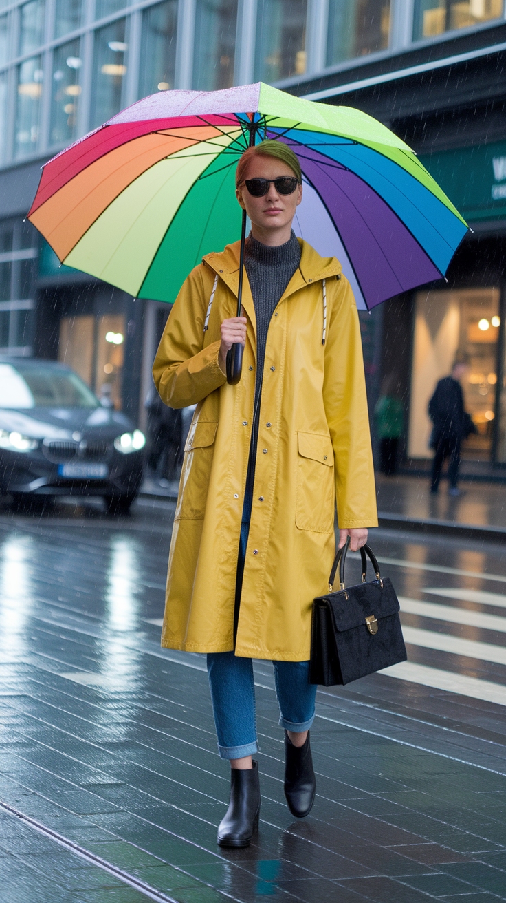 Raincoat Outfit Ideas for Every Weather Situation outfit idea