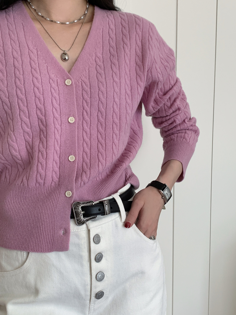 Red Knitted Cardigan for Women - Versatile Long Sleeve Sweater Coat for Spring & Autumn, Airy Wool Blend Layering Piece Red Knitted Cardigan for Women - Versatile Long Sleeve Sweater Coat for Spring & Autumn, Airy Wool Blend Layering Piece