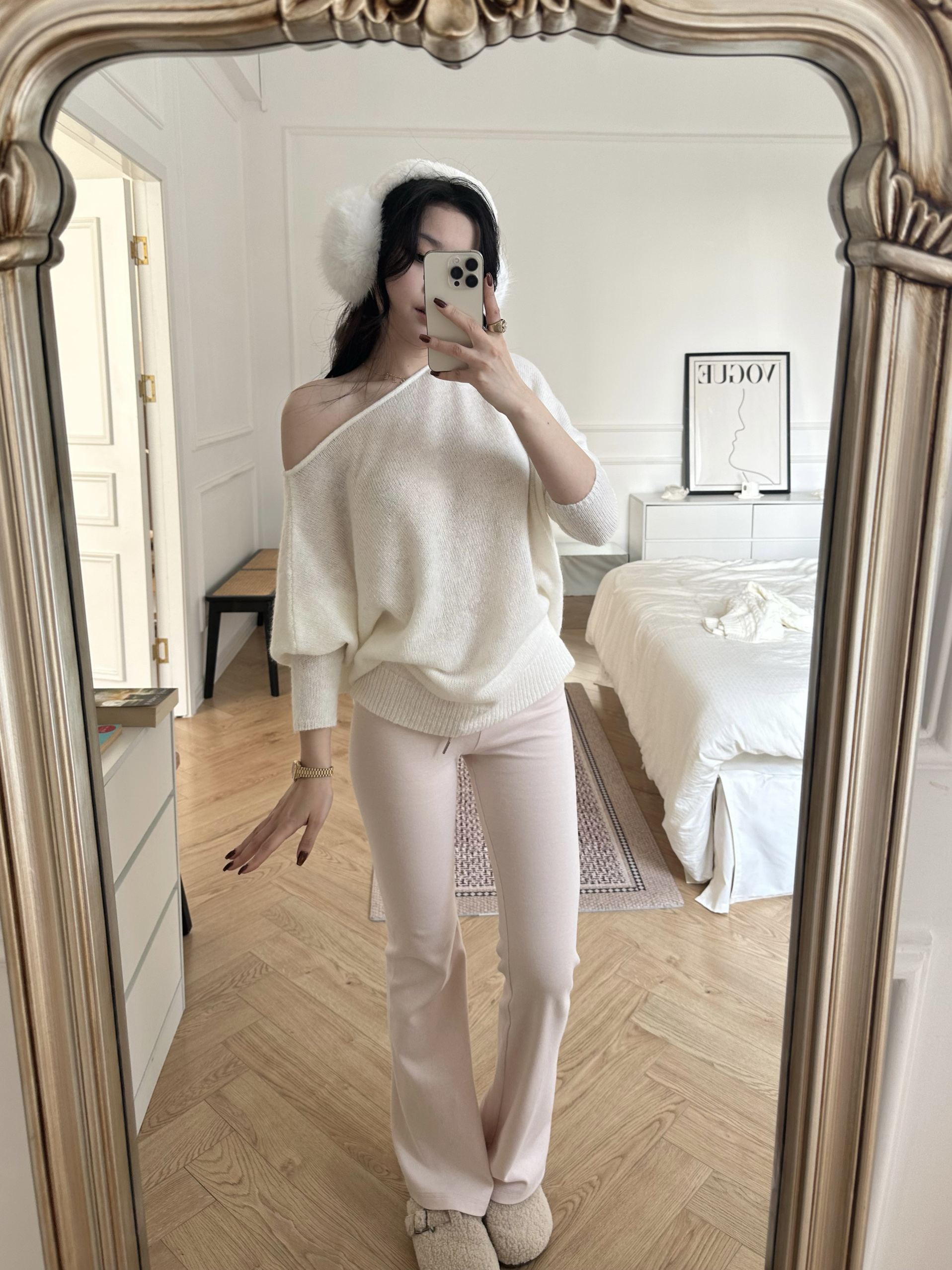 Red Rose and White Jasmine Mohair Sweater - Two-Color Floral Knit Top for a Bright and Beautiful Look, Perfect for Y2K Style Red Rose and White Jasmine Mohair Sweater - Two-Color Floral Knit Top for a Bright and Beautiful Look, Perfect for Y2K Style