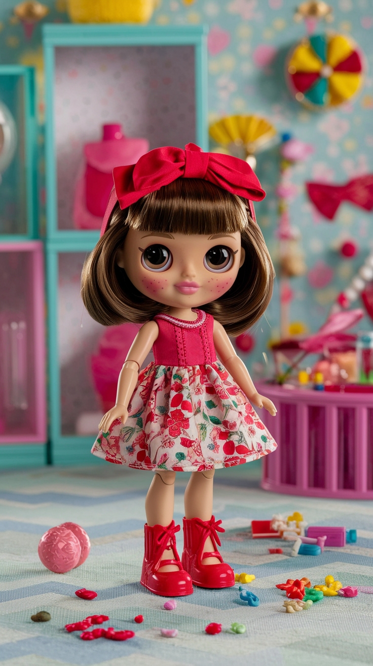 Styling a Red Doll Shoes Outfit for Fall outfit idea