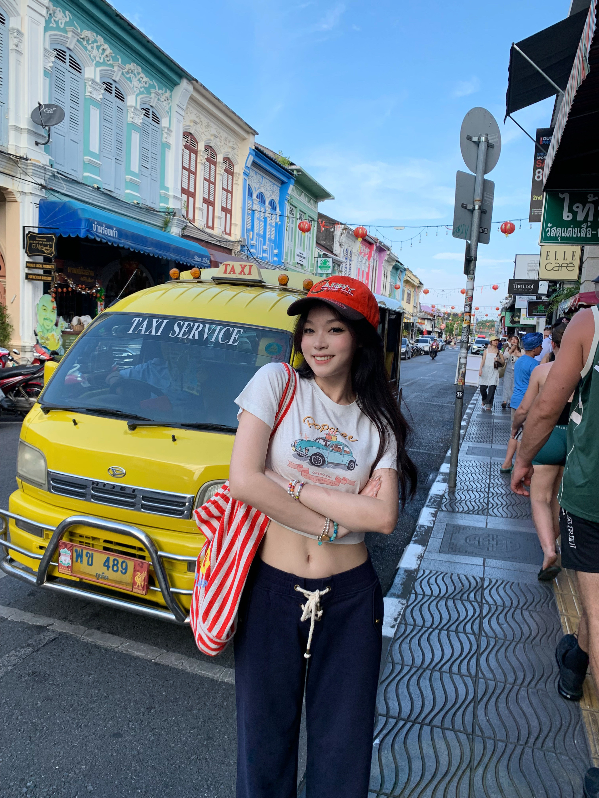 Retro Car Cute Short Tee - Super Soft Slightly Sheer Snowflake Cotton, Versatile and Comfortable for Y2K and 90s Fashion Lovers Retro Car Cute Short Tee - Super Soft Slightly Sheer Snowflake Cotton, Versatile and Comfortable for Y2K and 90s Fashion Lovers