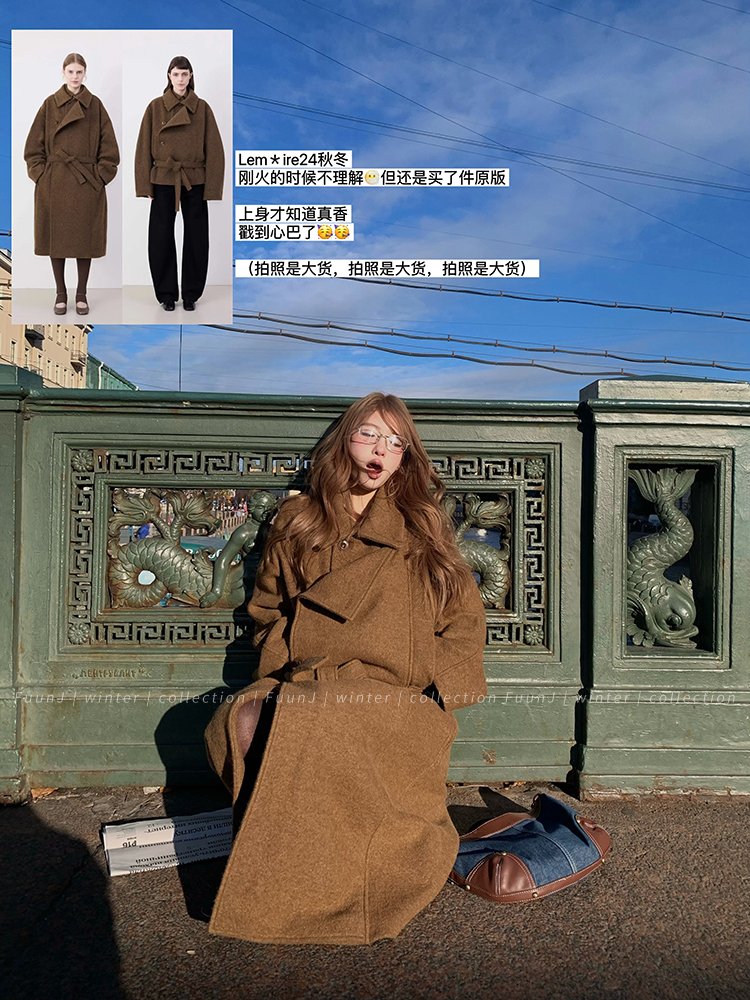 Retro Double-Breasted Short Woolen Coat for Women - High-End Aristocrat Style, 90s Inspired Fashion Retro Double-Breasted Short Woolen Coat for Women - High-End Aristocrat Style, 90s Inspired Fashion