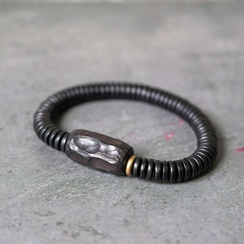 Retro Ebony Wood Bead Circle Bracelet - Stylish Unisex Accessory, Versatile Trendy Jewelry for Men and Women Retro Ebony Wood Bead Circle Bracelet - Stylish Unisex Accessory, Versatile Trendy Jewelry for Men and Women