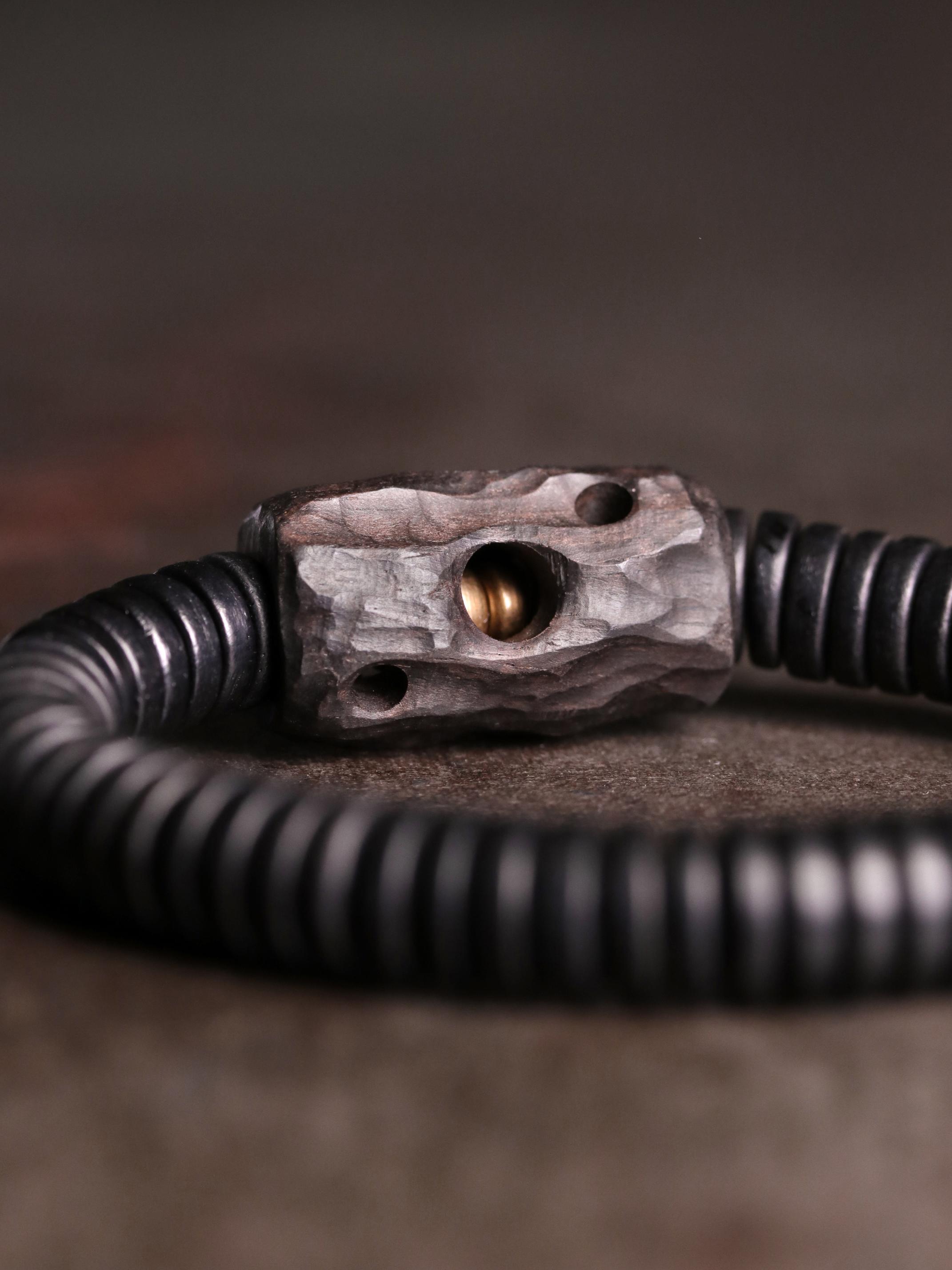 Retro Ebony Wood Bead Circle Bracelet - Stylish Unisex Accessory, Versatile Trendy Jewelry for Men and Women Retro Ebony Wood Bead Circle Bracelet - Stylish Unisex Accessory, Versatile Trendy Jewelry for Men and Women