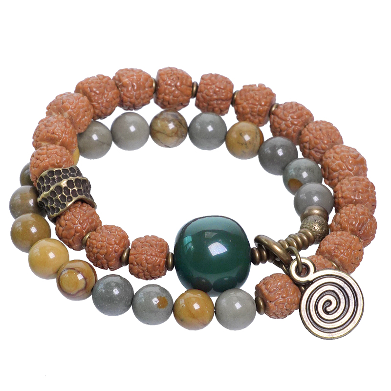 Retro Ethnic Style Bodhi Bracelet for Women and Men - Personalized Versatile Trendy Bead Accessory