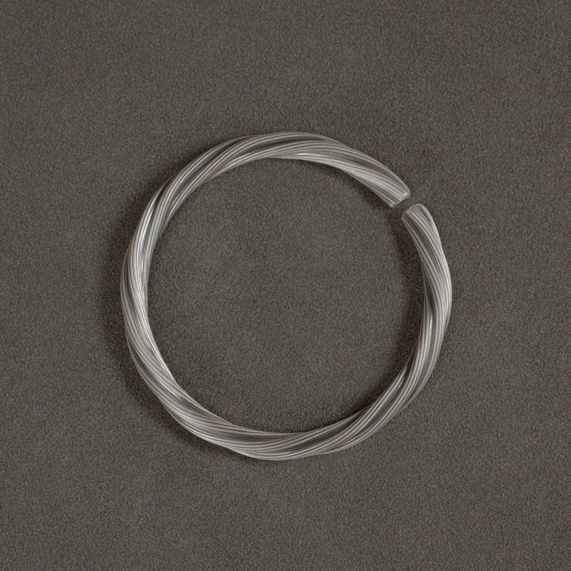 Retro Handmade Non-Fish 999 Silver Open Cuff Bracelet for Women & Men - Personalized Versatile Design, Trendy Fashion Accessory Retro Handmade Non-Fish 999 Silver Open Cuff Bracelet for Women & Men - Personalized Versatile Design, Trendy Fashion Accessory