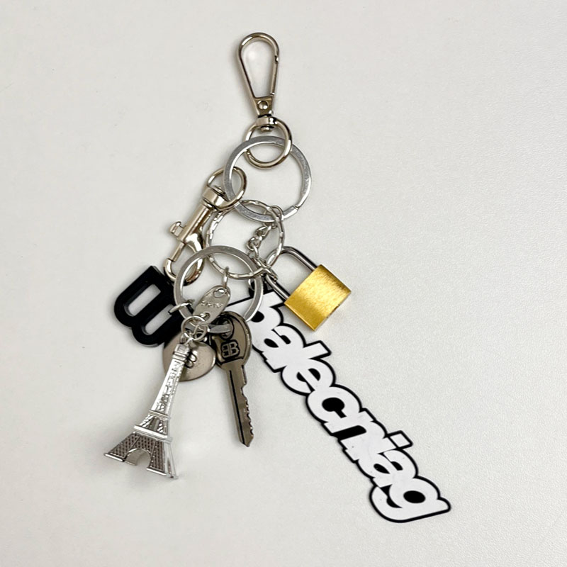 Retro Heart Eiffel Tower Keychain Pendant - Fashionable Lock Buckle Metal Handbag Decoration Accessory Retro Heart Eiffel Tower Keychain Pendant - Fashionable Lock Buckle Metal Handbag Decoration Accessory