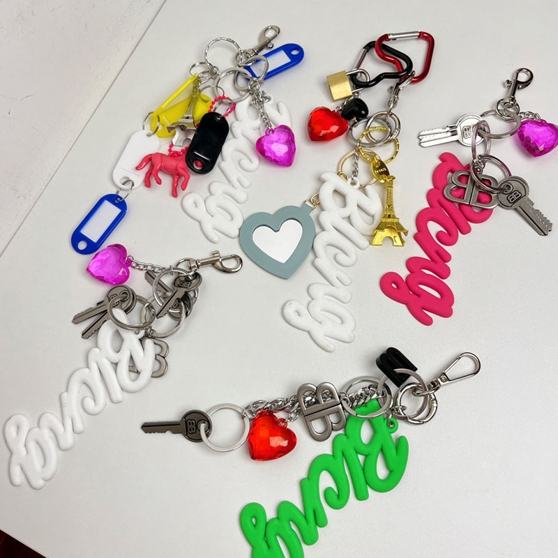 Retro Heart Eiffel Tower Keychain Pendant - Fashionable Lock Buckle Metal Handbag Decoration Accessory Retro Heart Eiffel Tower Keychain Pendant - Fashionable Lock Buckle Metal Handbag Decoration Accessory