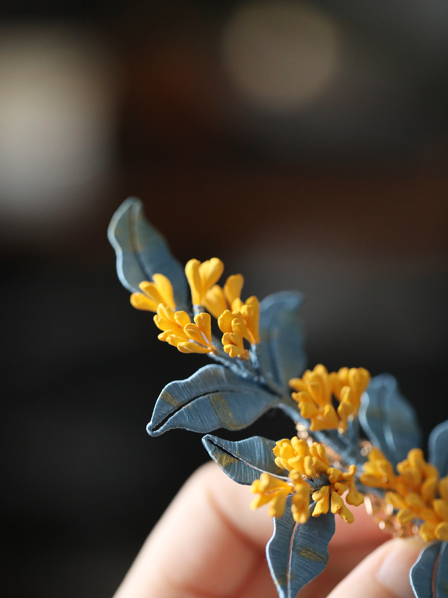 Retro Osmanthus Hair Clip - Chinese Hanfu Style Hair Accessories for Women, Perfect for Fairy Looks and Matching Horse Face Skirts Retro Osmanthus Hair Clip - Chinese Hanfu Style Hair Accessories for Women, Perfect for Fairy Looks and Matching Horse Face Skirts