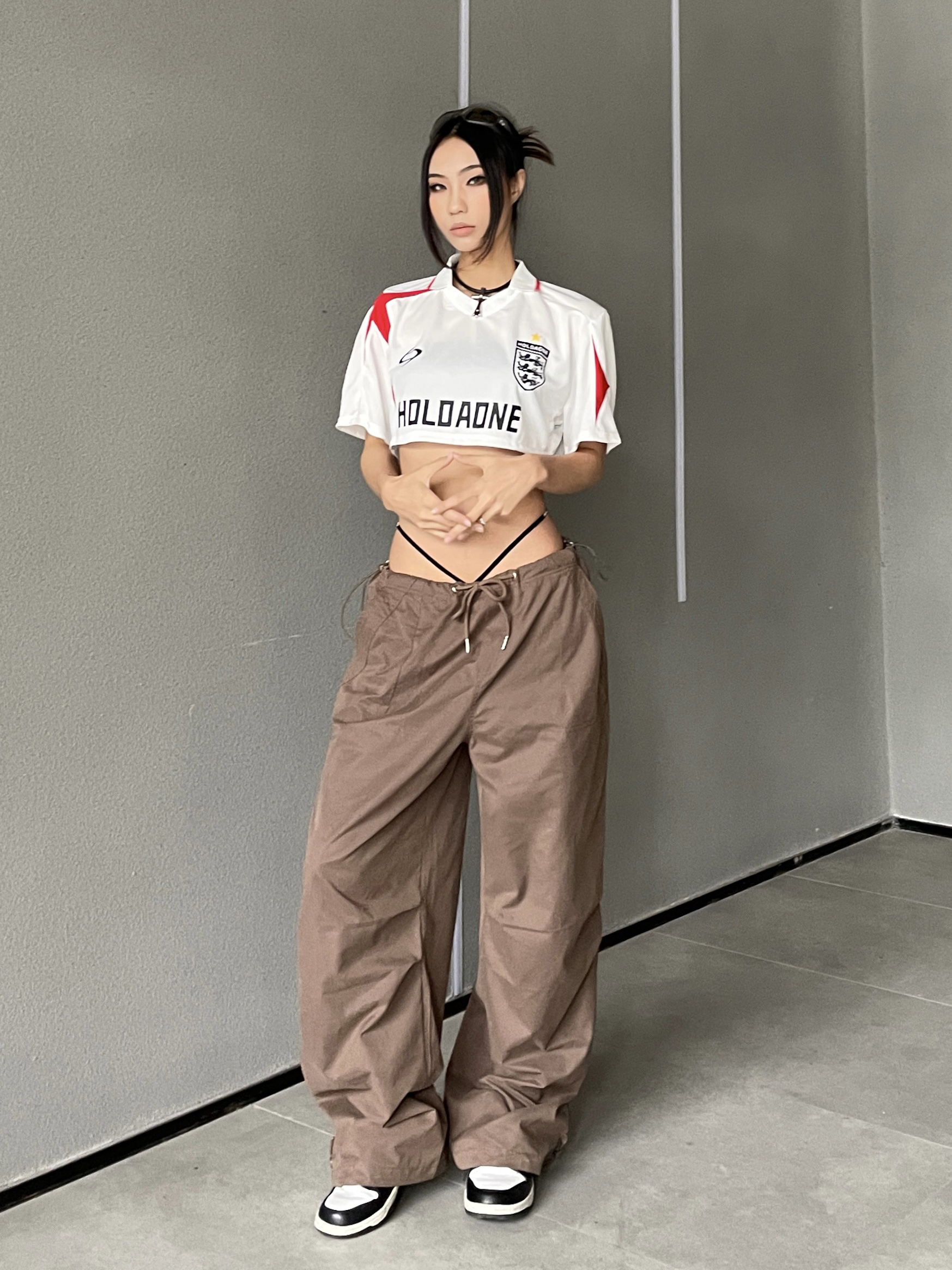 Retro Street Style Drawstring Cargo Pants for Hip-Hop Dance - Loose Wide-Leg Parachute Pants for 90s and Y2K Fashion Retro Street Style Drawstring Cargo Pants for Hip-Hop Dance - Loose Wide-Leg Parachute Pants for 90s and Y2K Fashion