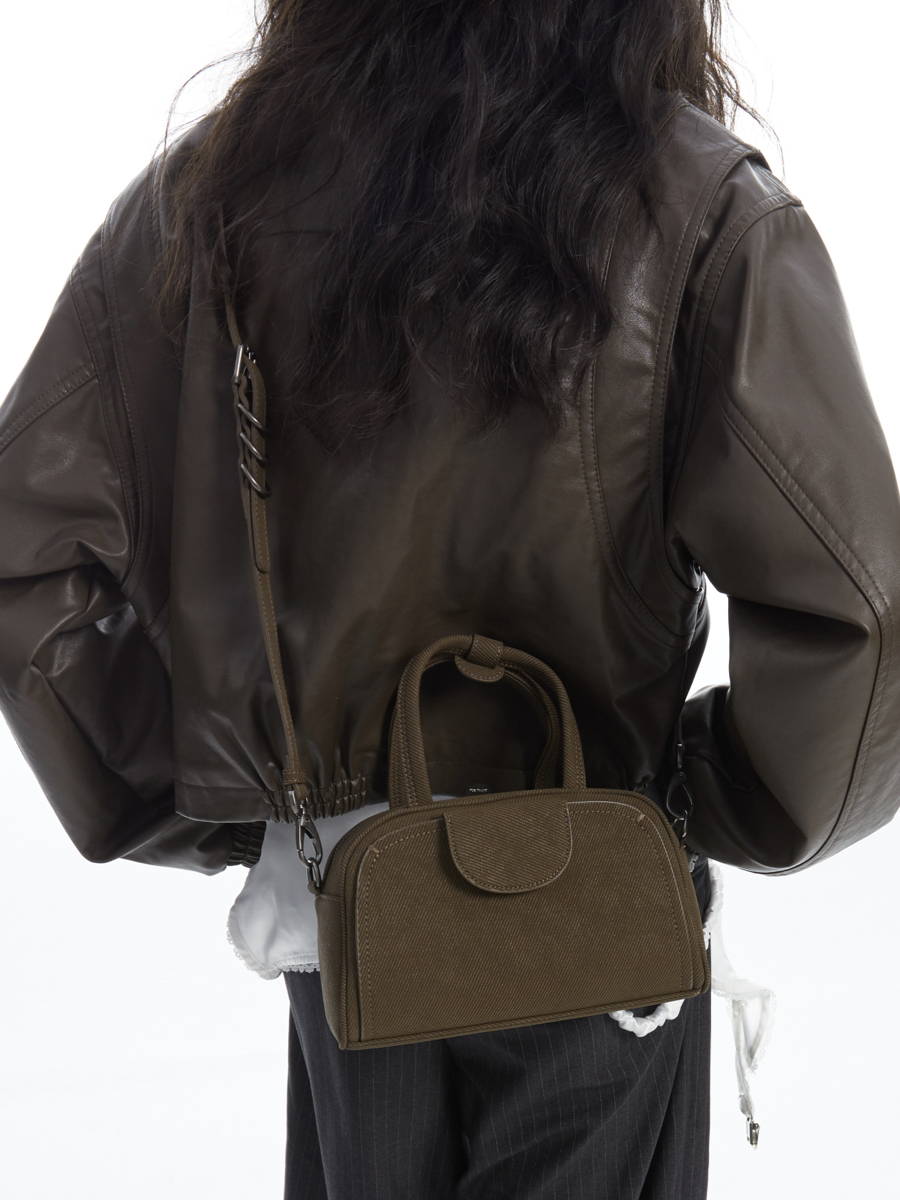 Retro Thick Cut Bowling Crossbody Bag - Takahashi-Inspired Pillow Design, Vintage Style for Y2K Fashion Lovers Retro Thick Cut Bowling Crossbody Bag - Takahashi-Inspired Pillow Design, Vintage Style for Y2K Fashion Lovers