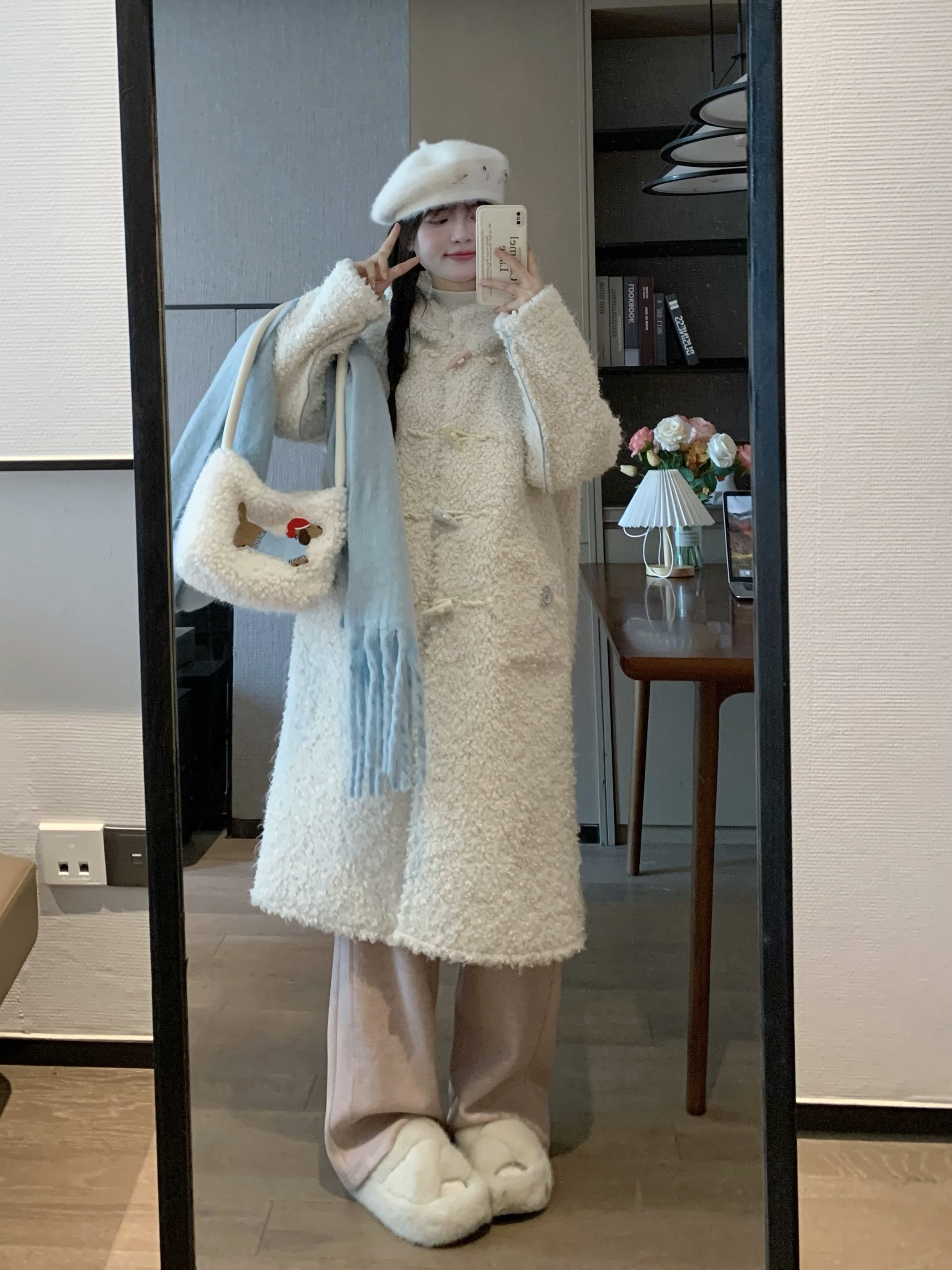 Reversible Thick Woolen Coat for Women - Retro Autumn Winter Style, Cozy & Warm Fashion Outerwear