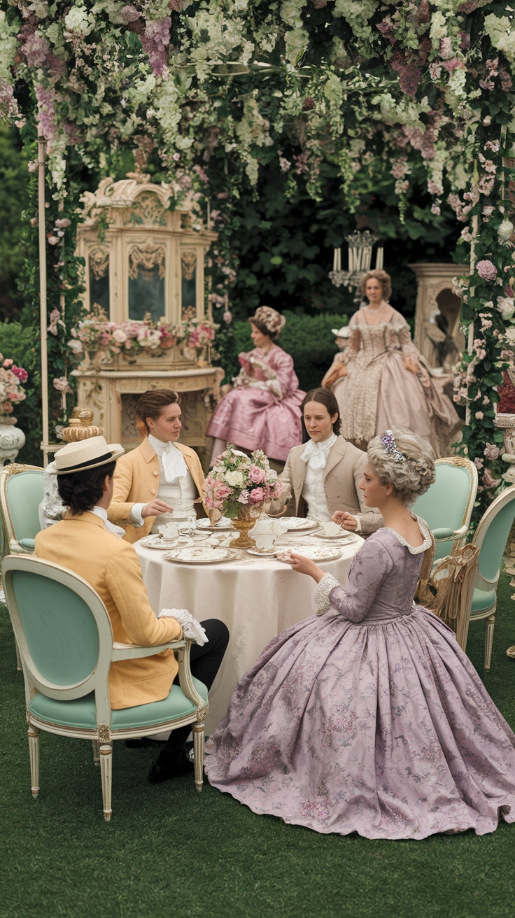 Throwing a Delightful Rococo Tea Party for Friends outfit idea