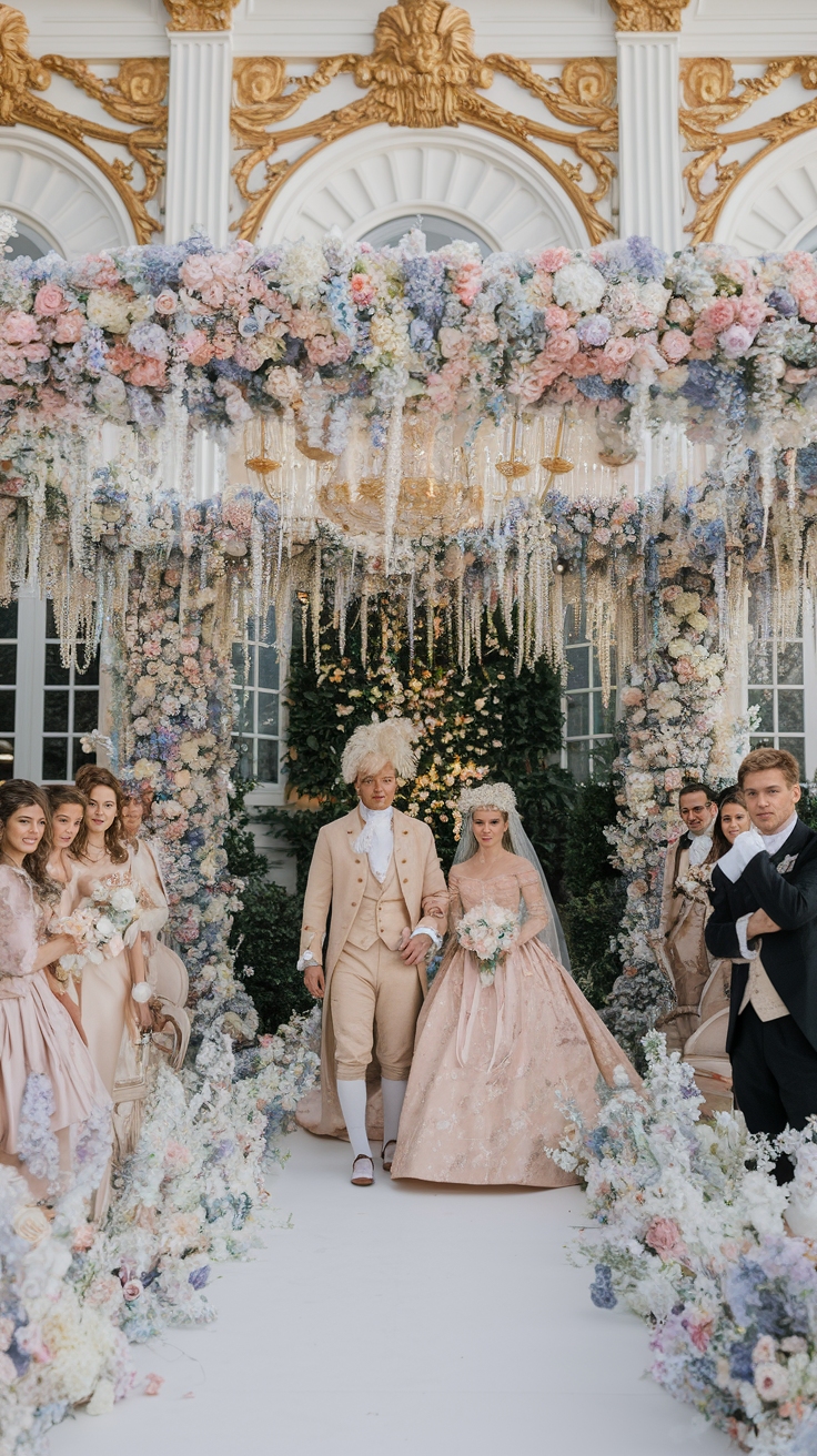 Rococo Wedding: Embracing Extravagance in Your Big Day outfit idea