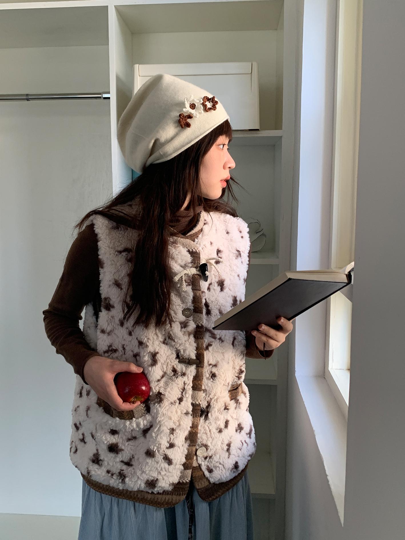 Rolled-Edge Merino Wool Pile Hat - Cute Ear-Protecting Knitted Hat for Cozy Style - Perfect for 90s and Y2K Fashion Rolled-Edge Merino Wool Pile Hat - Cute Ear-Protecting Knitted Hat for Cozy Style - Perfect for 90s and Y2K Fashion