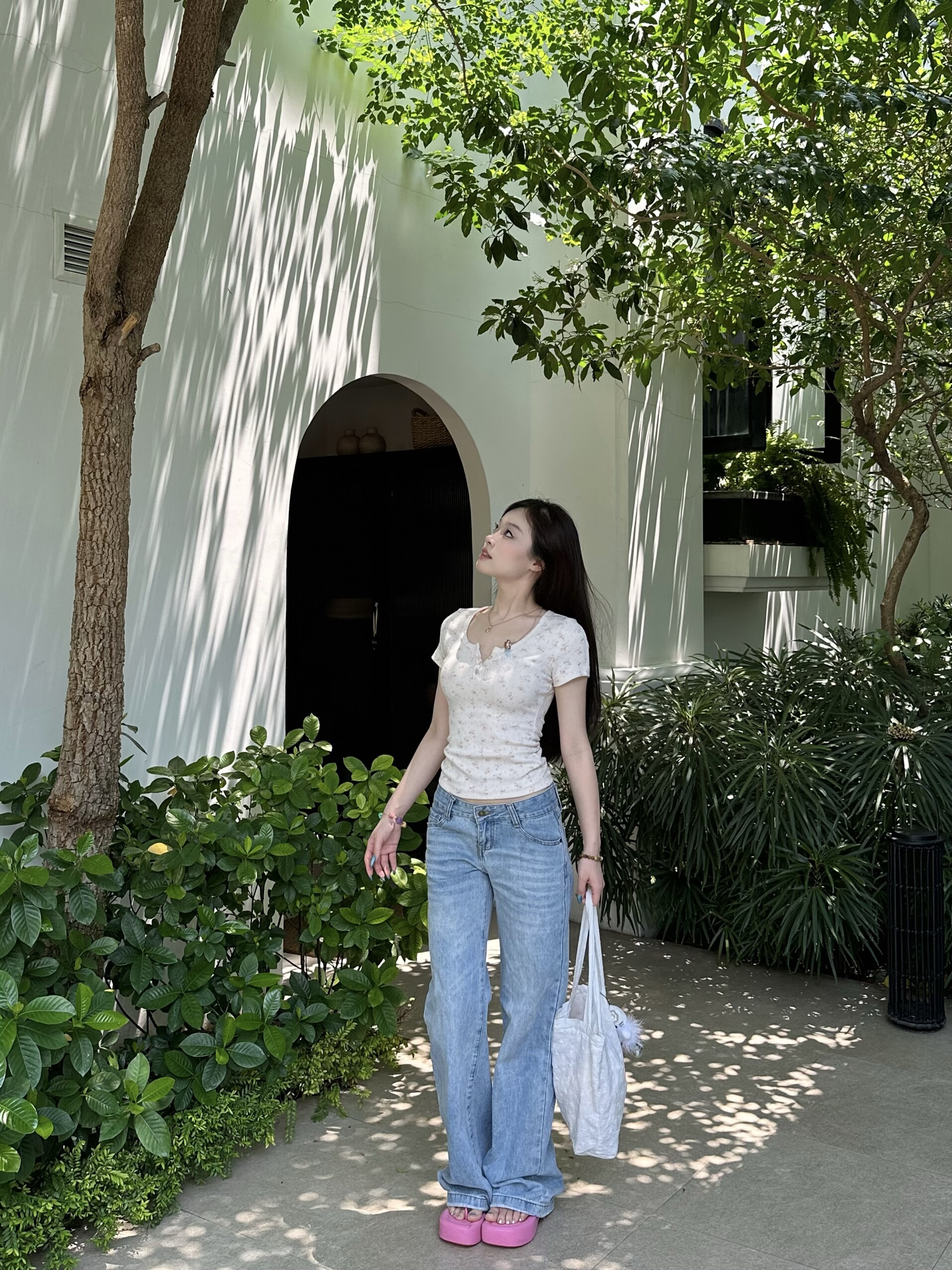 Romantic Floral Slip Dress & Baby Tee | Versatile 90s Inspired Fashion for Comfort and Style Romantic Floral Slip Dress & Baby Tee | Versatile 90s Inspired Fashion for Comfort and Style