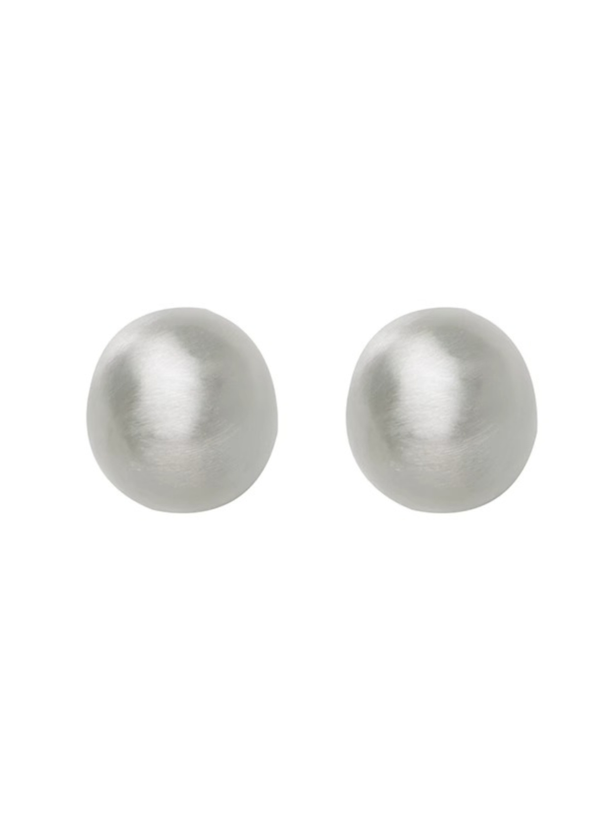 S925 Silver Needle Brushed Earrings for Women, Elegant Minimalist Unique Design, Chic Ear Accessories for Everyday Wear S925 Silver Needle Brushed Earrings for Women, Elegant Minimalist Unique Design, Chic Ear Accessories for Everyday Wear