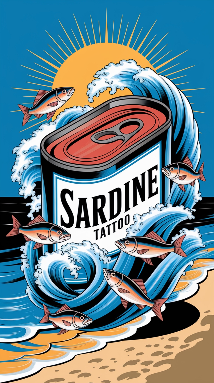 Sardine Can Tattoo: A Quirky Body Art Choice outfit idea