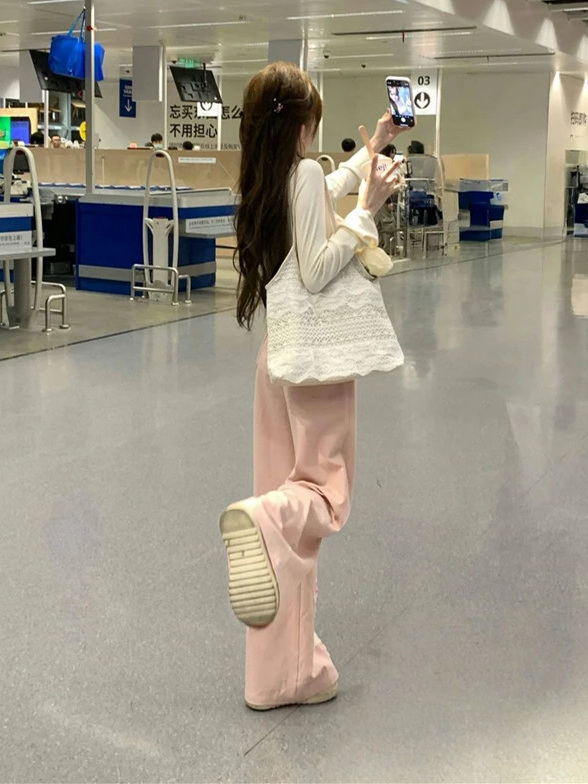 Sexy Bow Sleeveless Camisole for Women - Spring/Summer Sweet and Spicy Style, Slim Fit Top, Perfect for 90s and Y2K Fashion Sexy Bow Sleeveless Camisole for Women - Spring/Summer Sweet and Spicy Style, Slim Fit Top, Perfect for 90s and Y2K Fashion