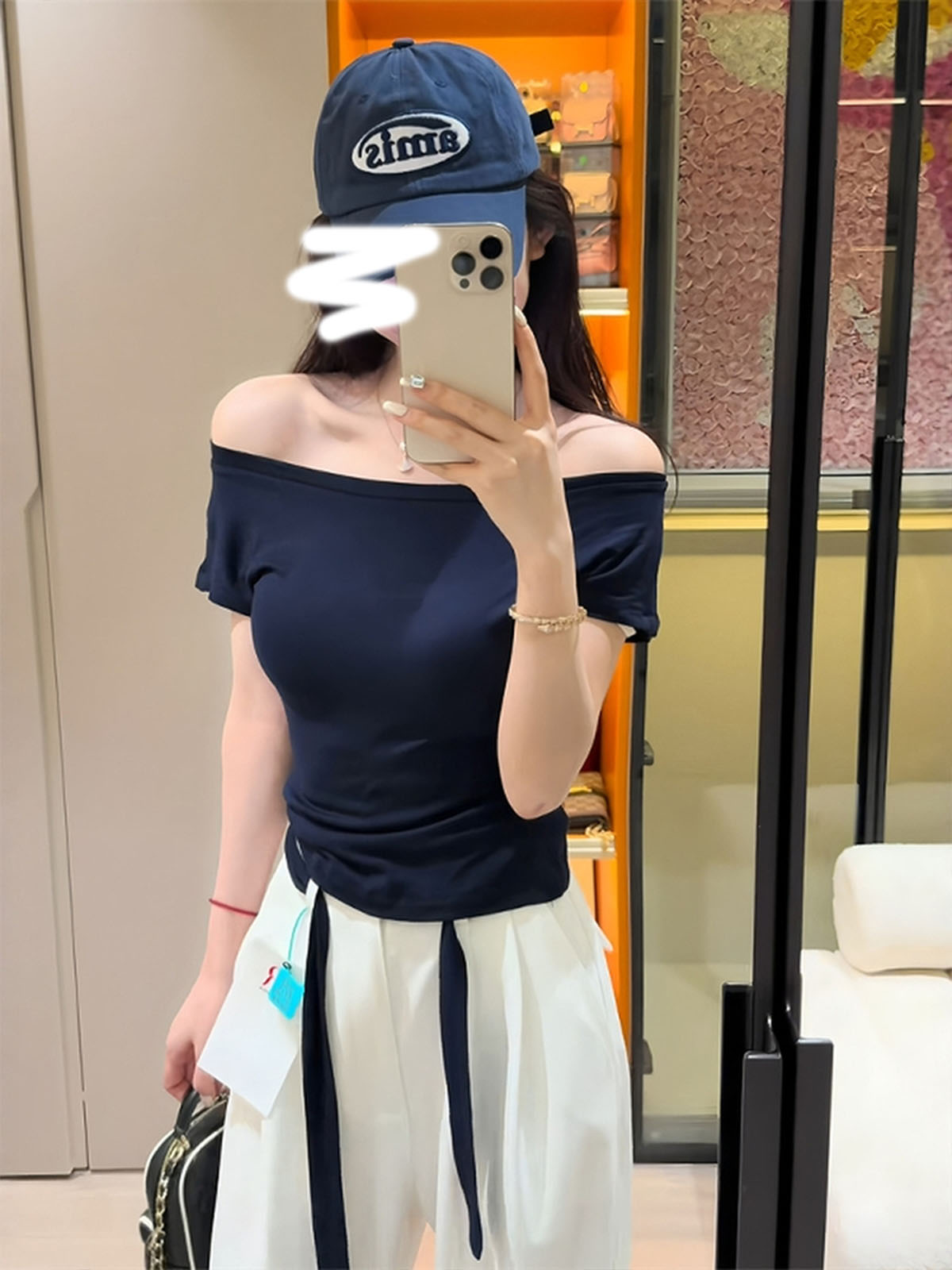 Sexy One-Shoulder Short Sleeve T-Shirt for Women - 2025 Summer Slim Fit Crop Top, Flattering Niche Style for Trendy Girls