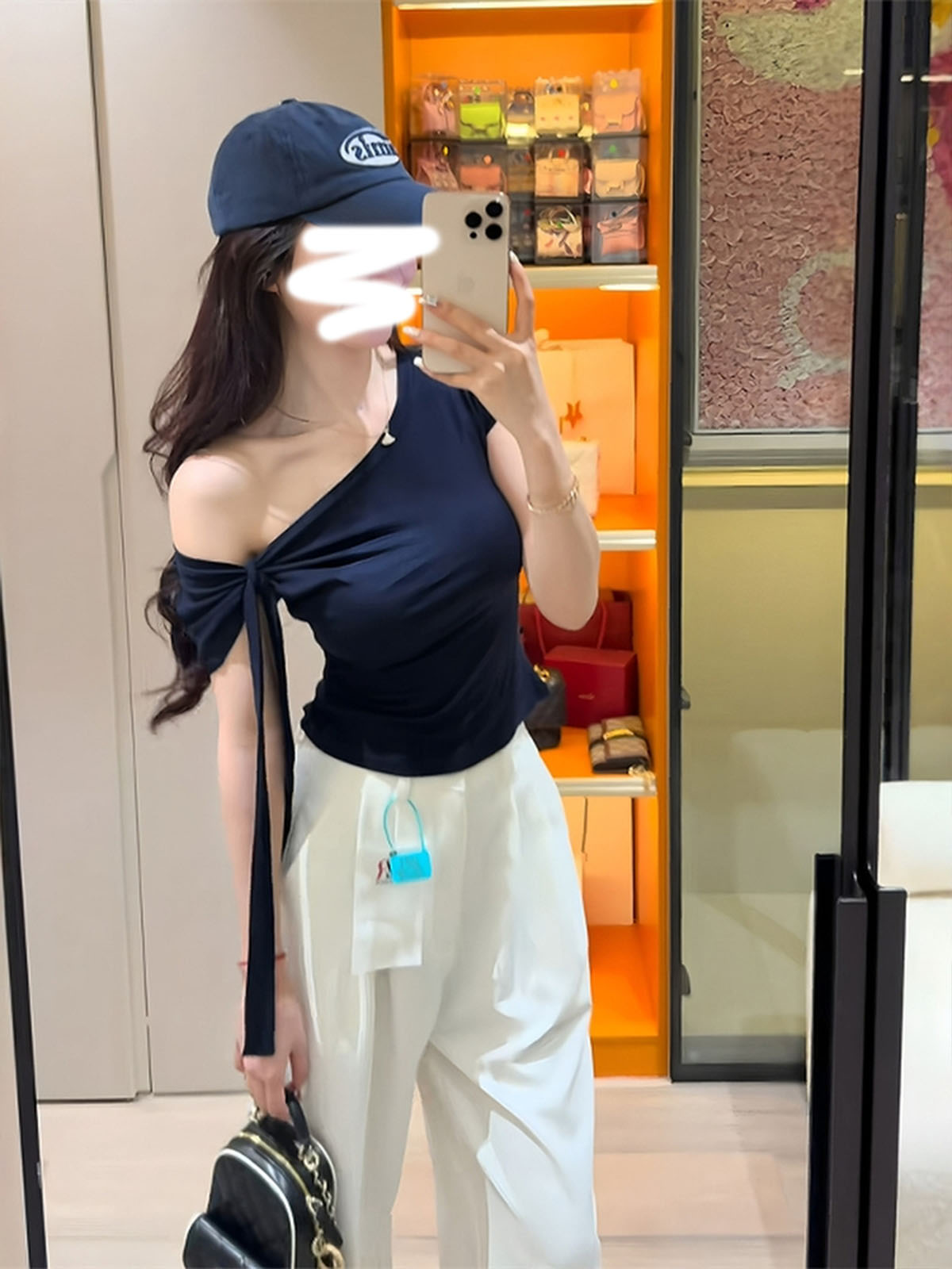 Sexy One-Shoulder Short Sleeve T-Shirt for Women - 2025 Summer Slim Fit Crop Top, Flattering Niche Style for Trendy Girls Sexy One-Shoulder Short Sleeve T-Shirt for Women - 2025 Summer Slim Fit Crop Top, Flattering Niche Style for Trendy Girls