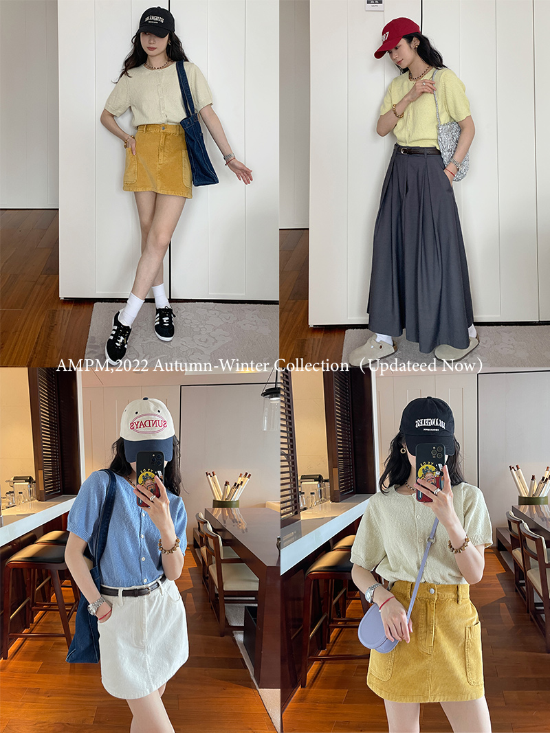 Short Sleeve Knitted Cardigan T-Shirt for Women - Summer Round Neck Loose Fit Elegant Versatile Half Sleeve Top Short Sleeve Knitted Cardigan T-Shirt for Women - Summer Round Neck Loose Fit Elegant Versatile Half Sleeve Top