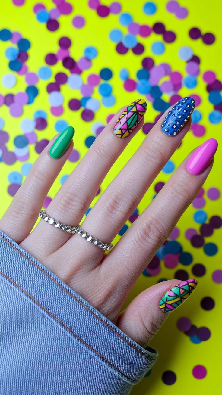 short funky nail designs outfit idea