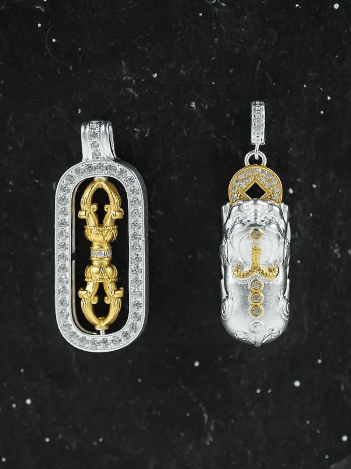 Silver S999 Necklace for Women with Pixiu and Vajra Pendant, Light Luxury Chinese Style Ethnic Jewelry