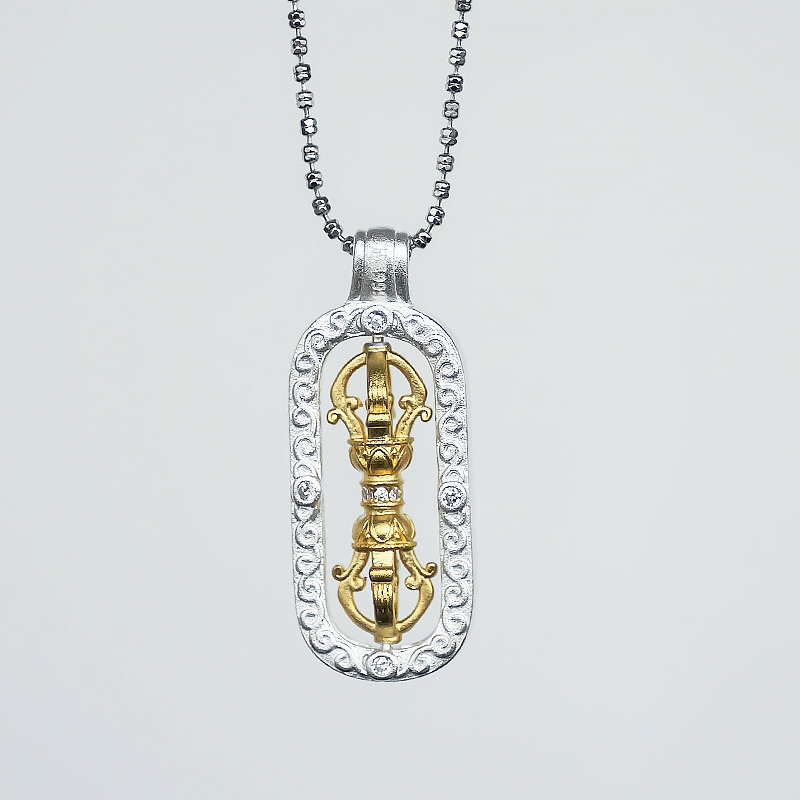 Silver S999 Necklace for Women with Pixiu and Vajra Pendant, Light Luxury Chinese Style Ethnic Jewelry Silver S999 Necklace for Women with Pixiu and Vajra Pendant, Light Luxury Chinese Style Ethnic Jewelry