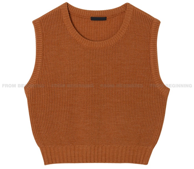 Simple U-Neck Knitted Vest - Basic Knit Top, Minimalist Style, Korean Fashion, Versatile Everyday Wear Simple U-Neck Knitted Vest - Basic Knit Top, Minimalist Style, Korean Fashion, Versatile Everyday Wear