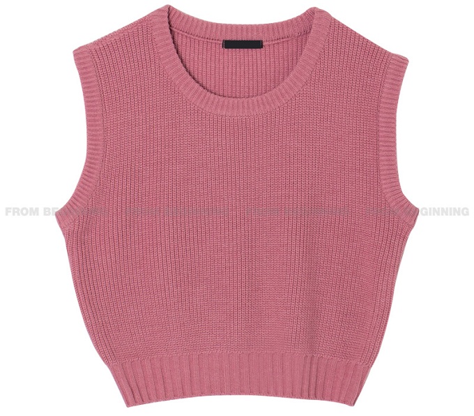 Simple U-Neck Knitted Vest - Basic Knit Top, Minimalist Style, Korean Fashion, Versatile Everyday Wear Simple U-Neck Knitted Vest - Basic Knit Top, Minimalist Style, Korean Fashion, Versatile Everyday Wear