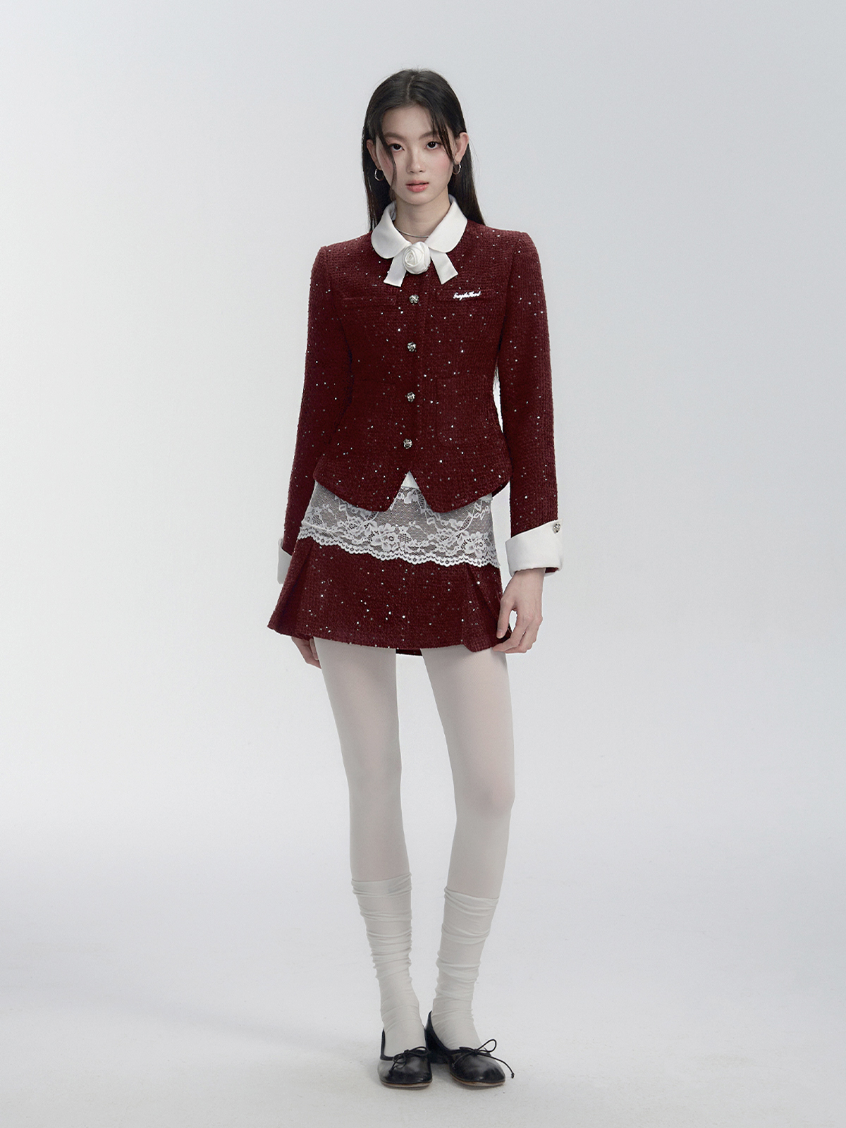 Smoky Purple Dreamland Rhinestone Jacket Fragrance Set - Spring Summer Outfit for 90s and Y2K Style Fashion Smoky Purple Dreamland Rhinestone Jacket Fragrance Set - Spring Summer Outfit for 90s and Y2K Style Fashion