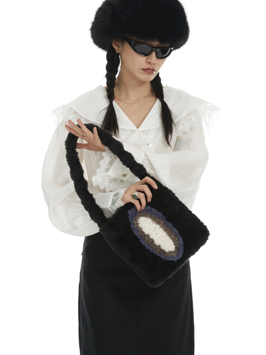 Soft Eco-Friendly Plush Bobo Bag in 2 Colors - Small Trendy Bag for Everyday Use, Perfect for Y2K and Casual Outfits Soft Eco-Friendly Plush Bobo Bag in 2 Colors - Small Trendy Bag for Everyday Use, Perfect for Y2K and Casual Outfits