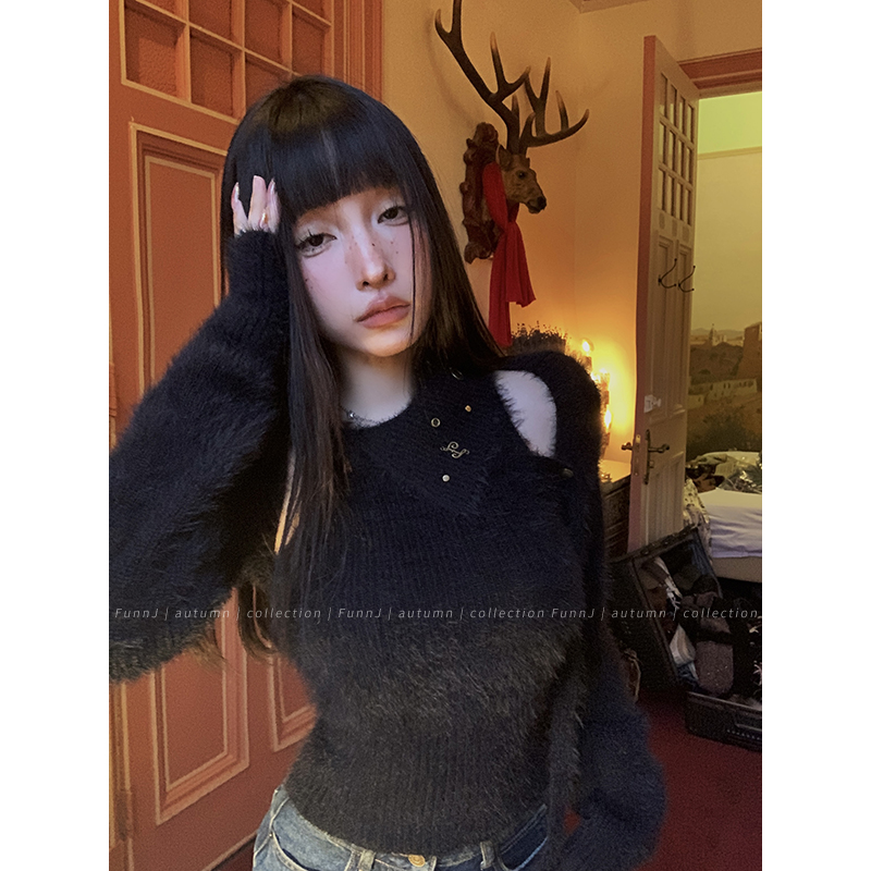 Soft Girl Design Knit Vest Set - Women's Sleeveless Cardigan Two-Piece Set for 90s Style Casual Fashion Soft Girl Design Knit Vest Set - Women's Sleeveless Cardigan Two-Piece Set for 90s Style Casual Fashion