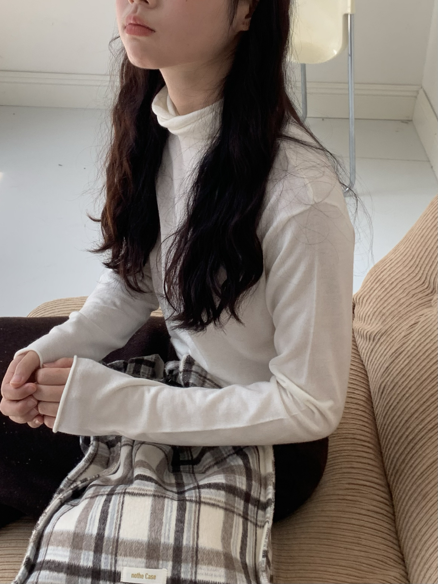 Soft Merino Wool Turtleneck Sweater - Slightly Loose-Fitting Knit Base Layer with Rolled Edges, Cozy Essential for Fall & Winter Soft Merino Wool Turtleneck Sweater - Slightly Loose-Fitting Knit Base Layer with Rolled Edges, Cozy Essential for Fall & Winter