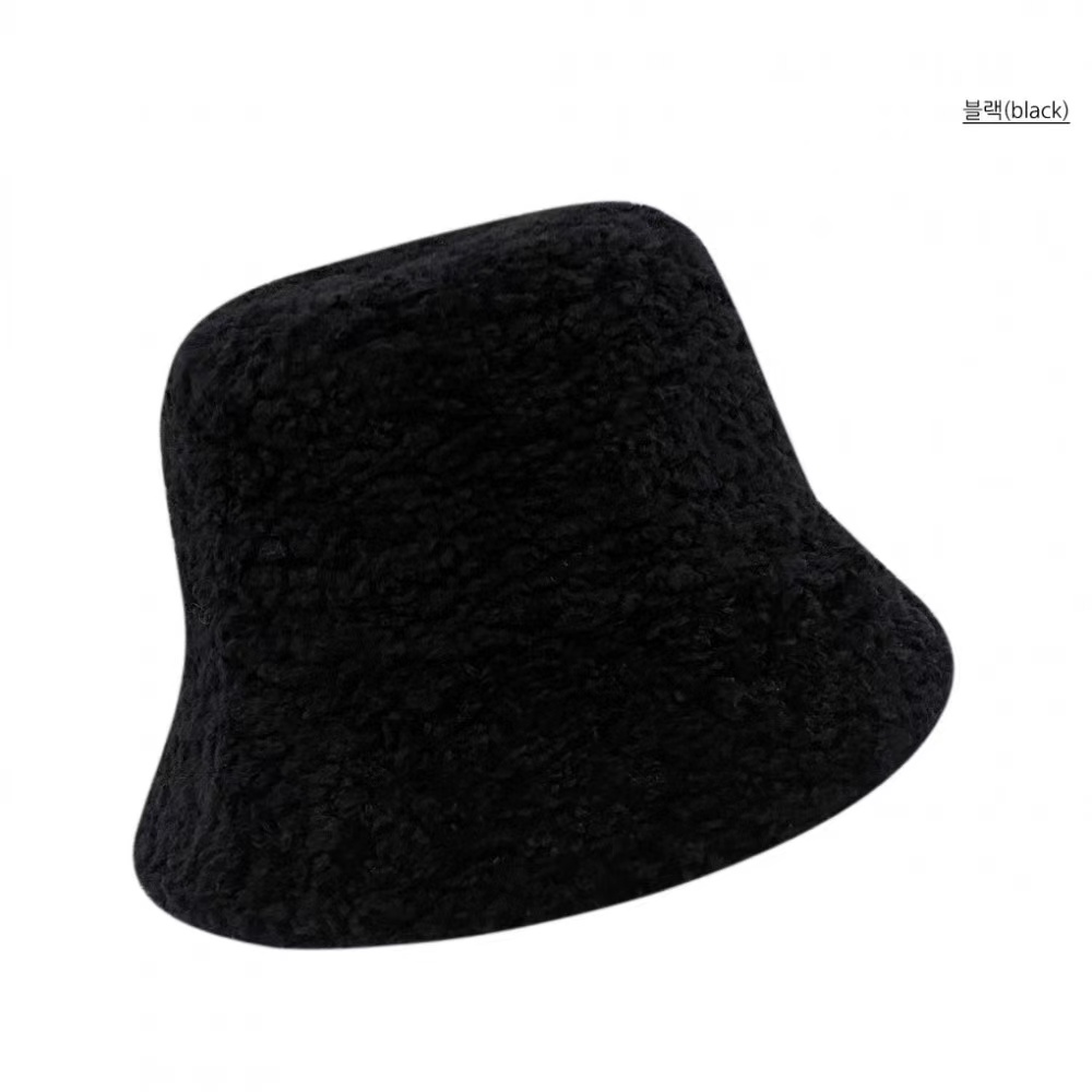 Soft Plush Milk Cap Bucket Hat - Super Cute Winter Accessory in Korean Style Soft Plush Milk Cap Bucket Hat - Super Cute Winter Accessory in Korean Style