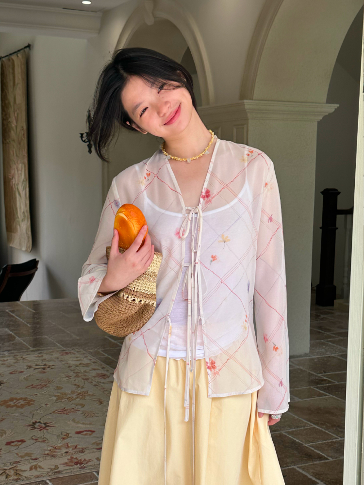 Soft Touch Tie Long Sleeve Cover-Up Cardigan for Sun Protection - Breathable Basic Layering Piece for Warm Weather Fashion