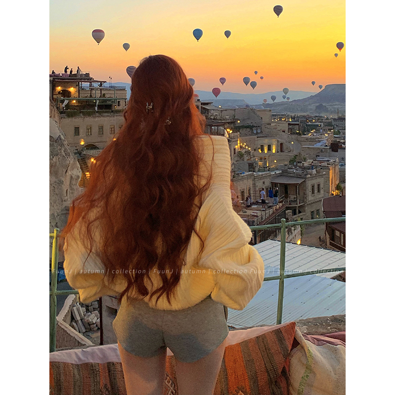 Soft Trap Lazy Style Loose Off-Shoulder Pullover Sweater for Women, Knit Top with Exposed Shoulders - Y2K Fashion Essential Soft Trap Lazy Style Loose Off-Shoulder Pullover Sweater for Women, Knit Top with Exposed Shoulders - Y2K Fashion Essential