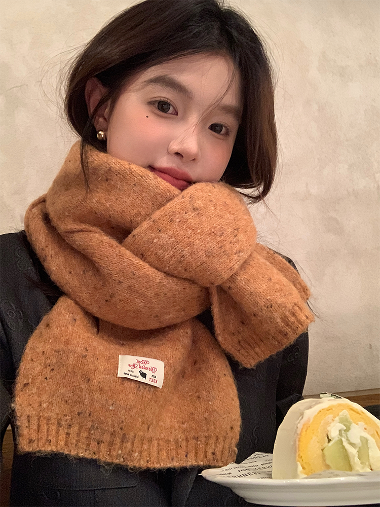 Solid Color Wool Blend Hat and Scarf Set for Women - Thick and Warm Autumn Winter Accessories, Korean Style, Cozy and Chic Solid Color Wool Blend Hat and Scarf Set for Women - Thick and Warm Autumn Winter Accessories, Korean Style, Cozy and Chic