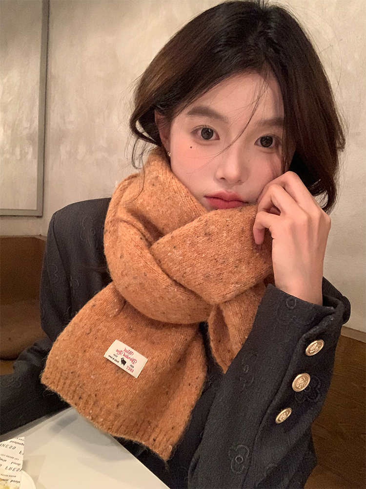 Solid Color Wool Blend Hat and Scarf Set for Women - Thick and Warm Autumn Winter Accessories, Korean Style, Cozy and Chic Solid Color Wool Blend Hat and Scarf Set for Women - Thick and Warm Autumn Winter Accessories, Korean Style, Cozy and Chic